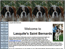 Tablet Screenshot of lasquitesaintbernards.com